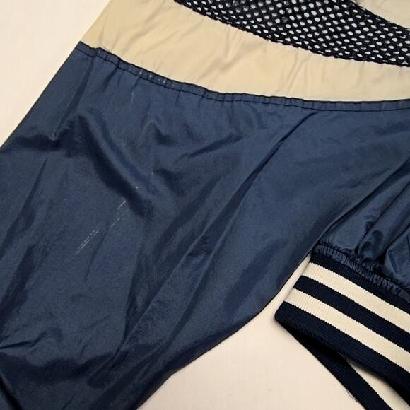 Vintage Broncos Jacket Mesh Sleeve Blue NFL Football Windbreaker Mens XL VTG 90s - Picture 10 of 16